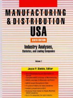Manufacturing & Distribution USA, 3 Volume Set