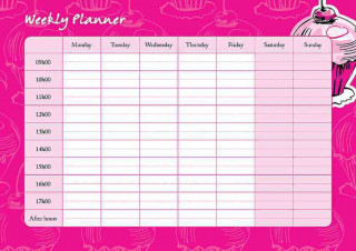 Weekly Planner - Cupcake