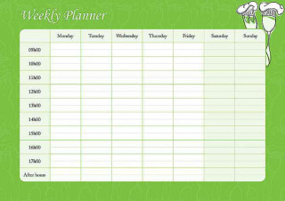 Weekly Planner - Fork & Spoon