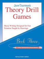 Theory Drill Games Set 3: Early Elementary Level