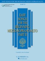 Easy Songs for the Beginning Mezzo-Soprano/Alto - Part II