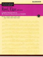 Ravel, Elgar and More: The Orchestra Musician's CD-ROM Library - Volume 7 Bassoon