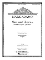 War: Sure. I Know... from the Opera Lysistrata: Baritone