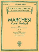 Marchesi Vocal Method Op. 31 (Complete)