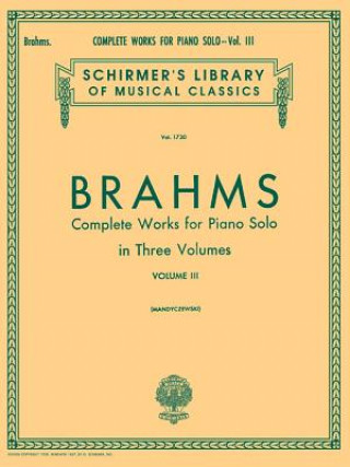Complete Works for Piano Solo, Volume 3