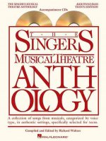 The Singer's Musical Theatre Anthology: Bariton/Bass