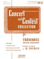 Concert and Contest Collection for Trombone: Solo Part W/CD
