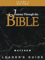 Jttb Teacher Volume 9 Matthew Revised