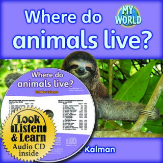 Where Do Animals Live? - CD + Hc Book - Package