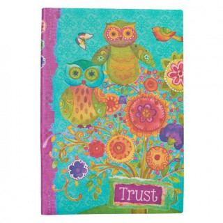 Journal Printed Lux-Leather Owls Trust Proverbs 3:5
