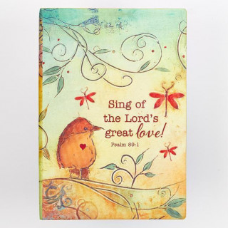 Journal Printed Lux-Leather Sing Great Love Psalm 89:1