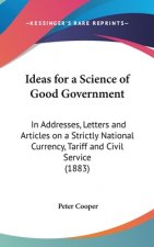 Ideas For A Science Of Good Government