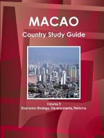 Macao Country Study Guide Volume 3 Economic Strategy, Developments, Reforms