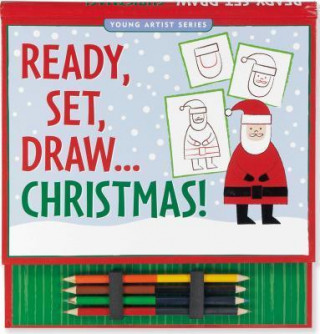 Ready, Set, Draw... Christmas! [With 4 Double-Ended Colored Pencils and Drawing Pad]