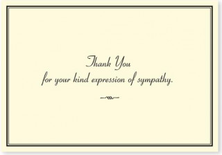 Sympathy Thank You Notes