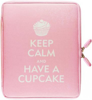Keep Calm and Have a Cupcake NeoSkin iPad2 Neoprene Jacket: With Built-In Screen Protection