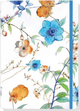 Asian Floral Journal (Diary, Notebook)