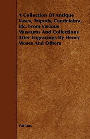 A Collection of Antique Vases, Tripods, Candelabra, Etc. from Various Museums and Collections After Engravings by Henry Moses and Others