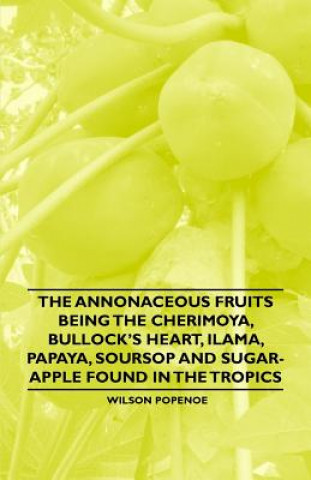 Annonaceous Fruits Being the Cherimoya, Bullock's Heart, Ilama, Papaya, Soursop and Sugar-Apple Found in the Tropics