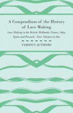 A Compendium of the History of Lace Making - Lace Making in the British Midlands, France, Italy, Spain and Brussels - Four Volumes in One