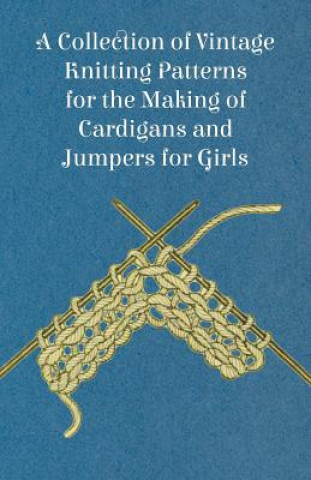 Collection of Vintage Knitting Patterns for the Making of Cardigans and Jumpers for Girls