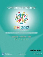 CHI 2012 The 30th ACM Conference on Human Factors in Computing Systems V4