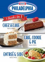 Kraft Philadelphia 3 Books in 1 Cookbook