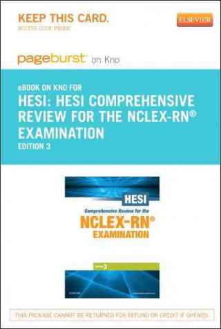 Hesi Comprehensive Review for the NCLEX-RN Examination - Pageburst E-Book on Kno (Retail Access Card)
