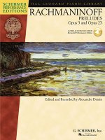 Serge Rachmaninoff - Preludes, Opus 3 and Opus 23: Piano with a CD of Performances Schirmer Performance Editions