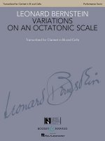 Leonard Bernstein - Variations on an Octatonic Scale: Transcribed for Clarinet in B-Flat and Cello Performance Score