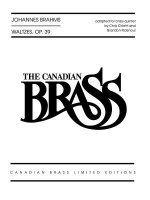 Waltzes, Op. 39: Adapted for Brass Quintet by Chris Coletti and Brandon Ridenour Score and Parts