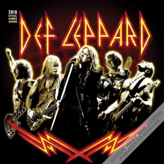 Def Leppard 2016 Square 12x12 Live Nation