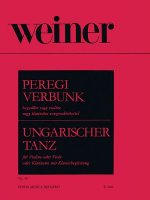 Peregi Verbunk Op. 40 for Violin, Viola or Clarinet and Piano: Hungarian Dance (Ungarischer Tanz) English, German and Hungarian