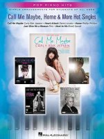 Call Me Maybe, Home & More Hot Singles: Pop Piano Hits Series Simple Arrangements for Students of All Ages