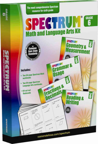 Spectrum Math and Language Arts Kit, Grade 6