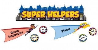 Super Power Super Helpers Mini Bulletin Board Set