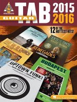 Guitar Tab 2015-2016: 12 of the Hottest Hits!