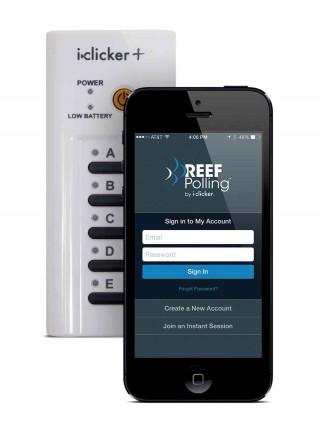 Iclicker Hybrid IC+ Remote/Reef 6 Mon