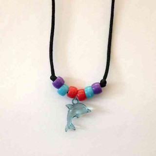 Vacation Bible School (Vbs) 2016 Surf Shack Dolphin Beaded Necklace Kit (Pkg of 12): Catch the Wave of God's Amazing Love