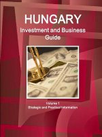 Hungary Investment and Business Guide Volume 1 Strategic and Practical Information