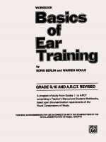 Basics of Ear Training: Grade 9-10 Arct