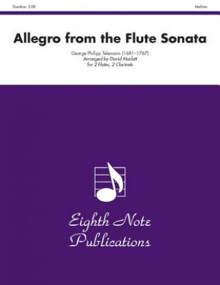 Allegro (from the Flute Sonata): Score & Parts