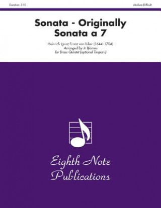 Sonata (Originally Sonata a 7): Score & Parts