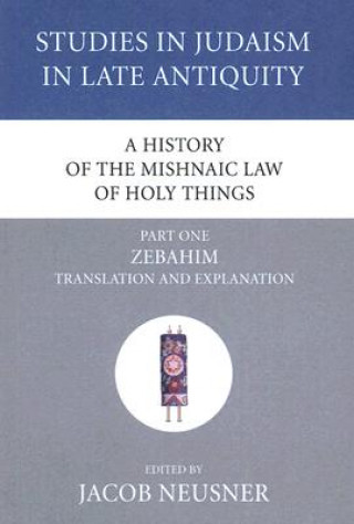 History of the Mishnaic Law of Holy Things, Part 1
