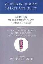 History of the Mishnaic Law of Holy Things, Part 5