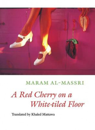 Red Cherry on a White-tiled Floor
