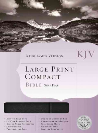Large Print Compact Bible-KJV-Magnetic Closure