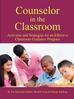 Counselor in the Classroom, Activities and Strategies for an Effective Classroom Guidance Program