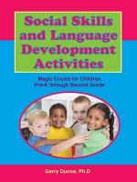 Social Skills and Language Development Activities