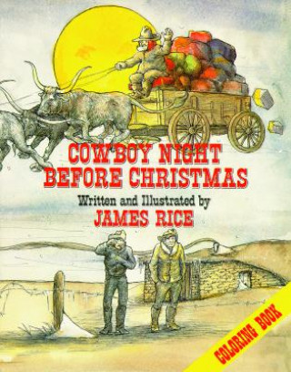 Cowboy Night Before Christmas Coloring Book